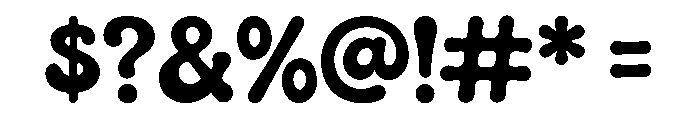 Groovy Holly Font OTHER CHARS