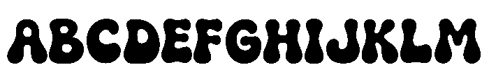 Groovy Holly Font UPPERCASE