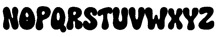 Groovy Melt Font UPPERCASE