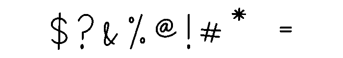 Groovy Mistletoe Script Font OTHER CHARS