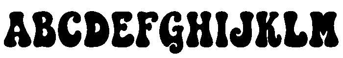 Groovy Mistletoe Font UPPERCASE
