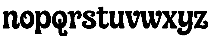 Groovy Nova Font LOWERCASE