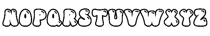 Groovy Pop Soda OutlineShine Font UPPERCASE