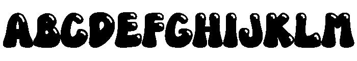 Groovy Pop Soda Shine Font UPPERCASE