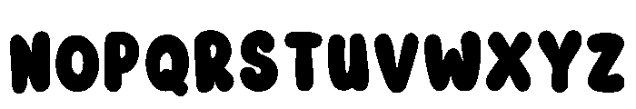 Groovy Retro Regular Font UPPERCASE