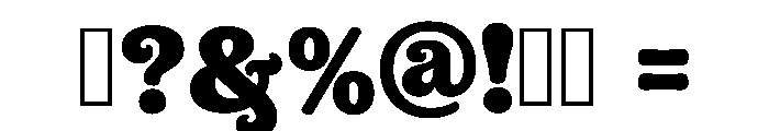 Groovy Soul Regular Font OTHER CHARS