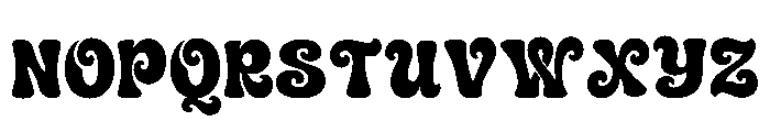 Groovy Soul Regular Font LOWERCASE