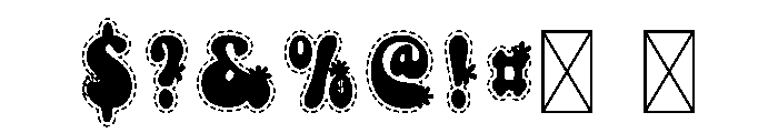 Groovy Spring Font OTHER CHARS