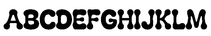 Groovy Vibes Regular Font UPPERCASE