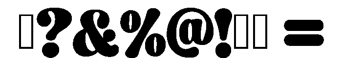 Groovy Wanderer Regular Font OTHER CHARS