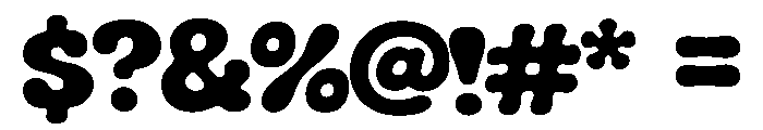Groovy Waves Font OTHER CHARS