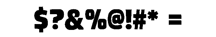 Groovy Whimsy Font OTHER CHARS