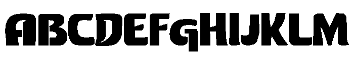 Groovy Whimsy Font UPPERCASE