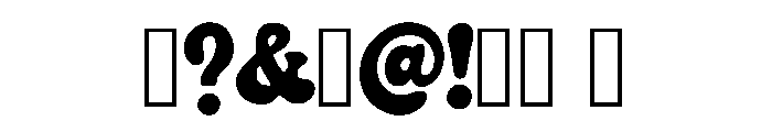 Groovy Xmas Regular Font OTHER CHARS