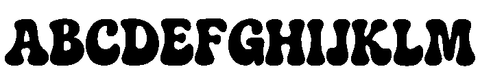 Groovy Xmas Regular Font UPPERCASE