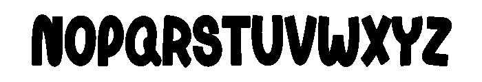 GroovyCrayon-Blue Font UPPERCASE