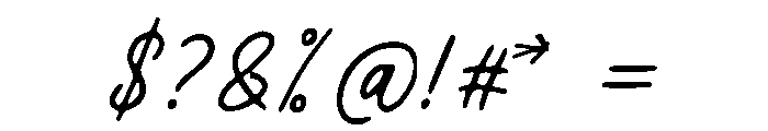 GroovyLuxe Font OTHER CHARS