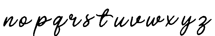 GroovyLuxe Font LOWERCASE