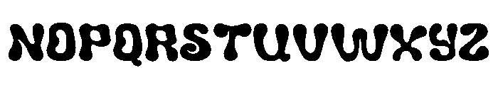 Groozy Regular Font UPPERCASE
