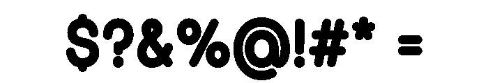 Groshiro Font OTHER CHARS