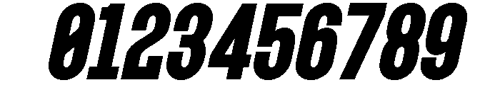 Grotap Black Italic Font OTHER CHARS