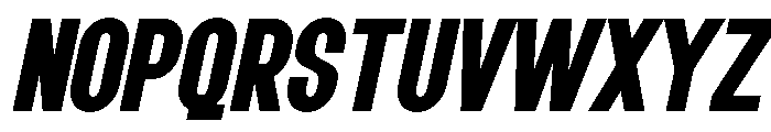 Grotap Black Italic Font UPPERCASE