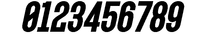 Grotap Bold Italic Font OTHER CHARS