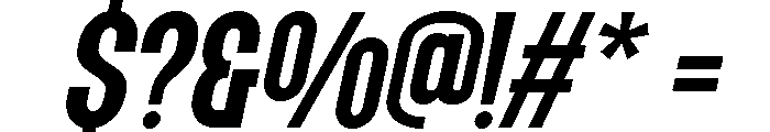 Grotap Bold Italic Font OTHER CHARS