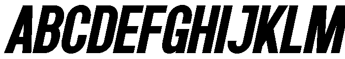 Grotap Bold Italic Font UPPERCASE
