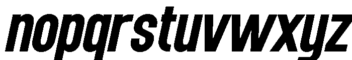 Grotap Bold Italic Font LOWERCASE