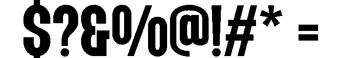 Grotap Extra Bold Font OTHER CHARS