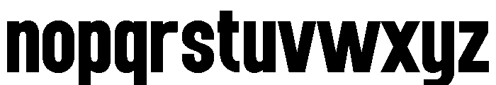 Grotap Extra Bold Font LOWERCASE