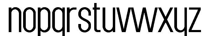 Grotap Extra Light Font LOWERCASE