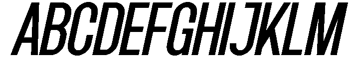 Grotap Italic Font UPPERCASE