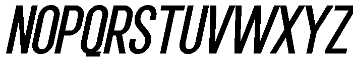Grotap Italic Font UPPERCASE
