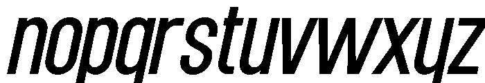 Grotap Italic Font LOWERCASE