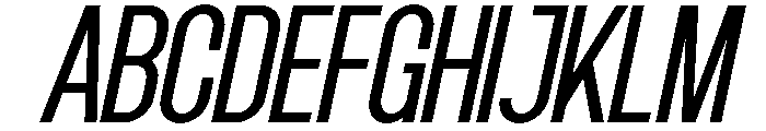 Grotap Light Italic Font UPPERCASE