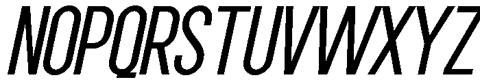 Grotap Light Italic Font UPPERCASE
