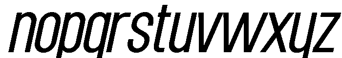 Grotap Light Italic Font LOWERCASE