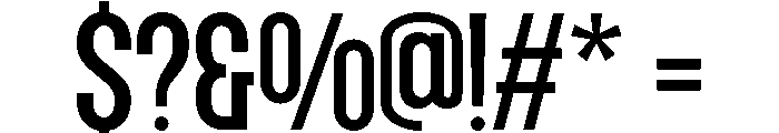 Grotap Medium Font OTHER CHARS