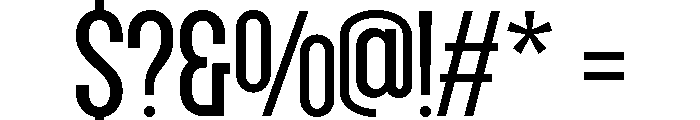 Grotap Regular Font OTHER CHARS