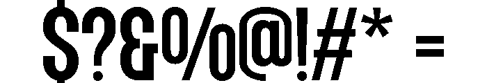Grotap Semi Bold Font OTHER CHARS