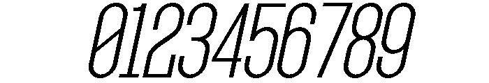 Grotap Thin Italic Font OTHER CHARS