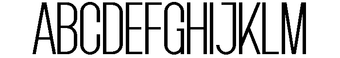 Grotap Thin Font UPPERCASE
