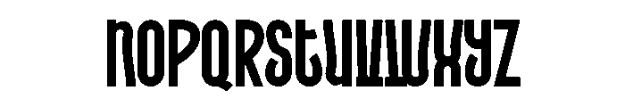 Grothsa Font LOWERCASE