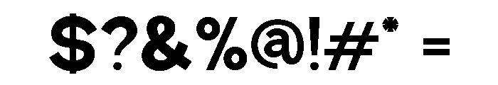 Grotix-Bold Font OTHER CHARS