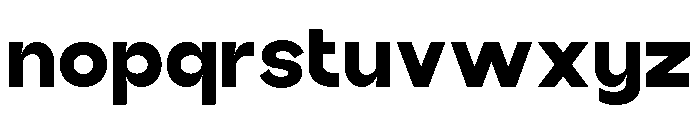 Grotix Extra Bold Font LOWERCASE