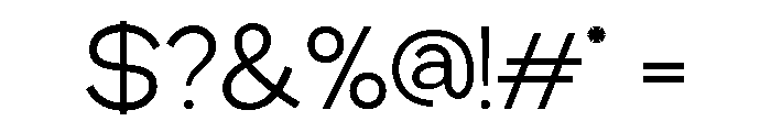 Grotix Extra Light Font OTHER CHARS