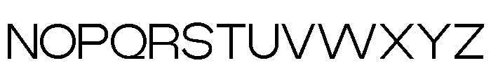 Grotix Extra Light Font UPPERCASE
