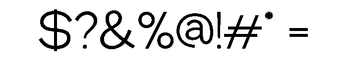 Grotix-ExtraLight Font OTHER CHARS